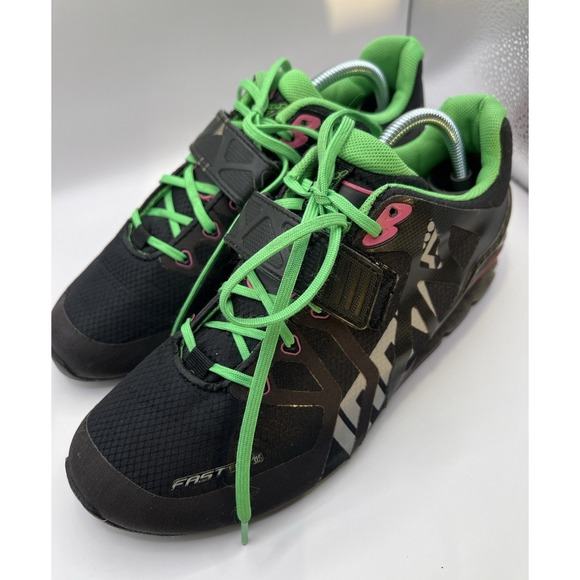 Inov8 Unisex Fastlift 315 FO460 Black Running Shoes‎ Sneakers, Size M 7 W 8.5 - Picture 3 of 11